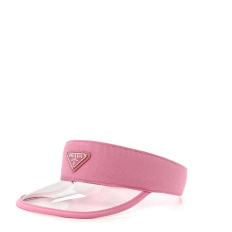 pink prada visor|prada canvas hats.